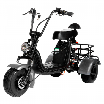 ЭЛЕКТРОСКУТЕР CITYCOCO GT X5 TRIKE 1500W 15AH 48V Серый